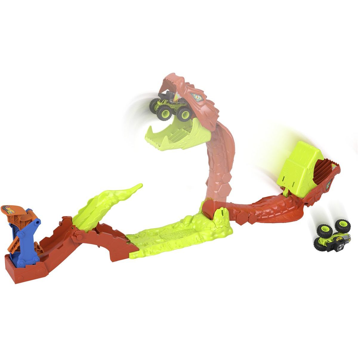 Hot Wheels Monster trucks Snake slam takedown