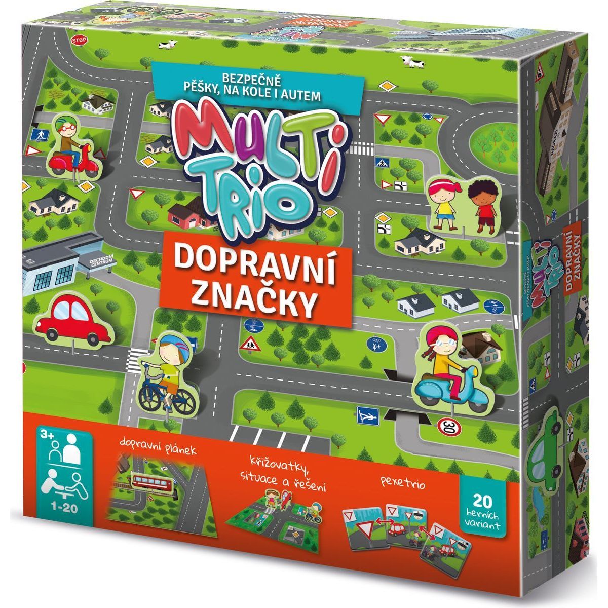 Multitrio Dopravní značky soubor dětských vzdělávacích her