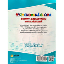 Zábavná cvičebnice - VYJMENOVANÁ SLOVA - Diktáty, doplňovačky