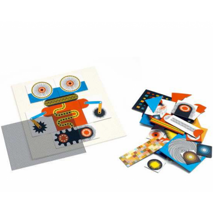 Djeco Puzzle kinoptik Roboti 60 dílků