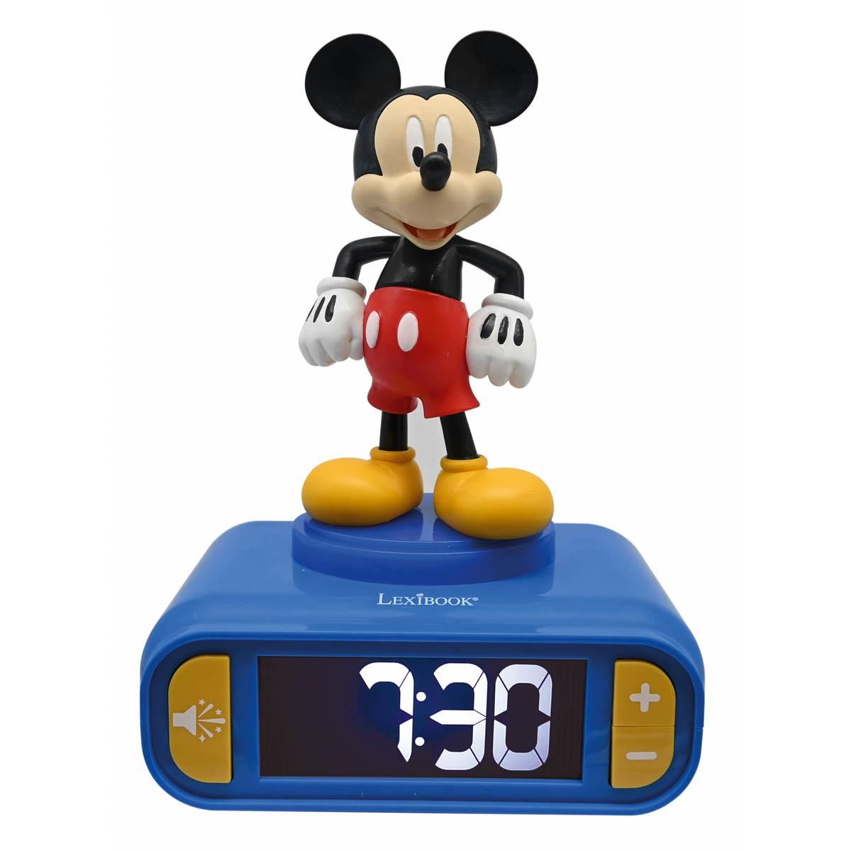 Lexibook Budík Mickey se svítící figurkou