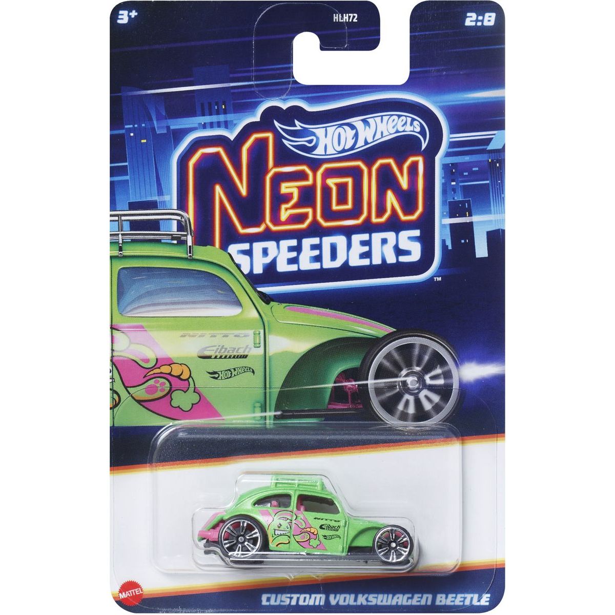 Mattel Hot Wheels autíčko Neon Speeders 1:64