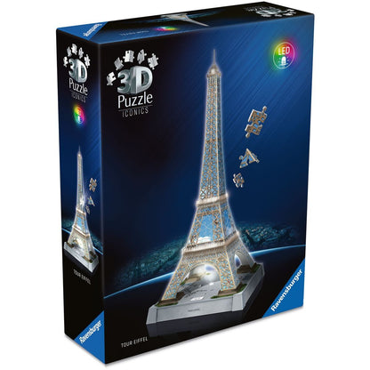 Ravensburger Iconics: Eiffelova věž (Noční edice)