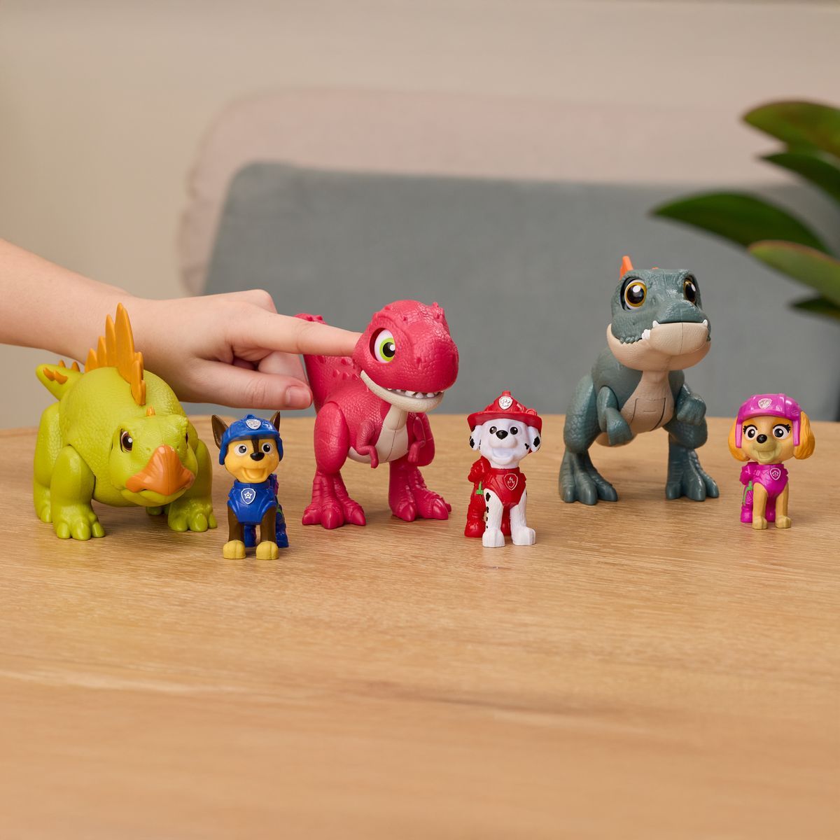 Spin Master Tlapková patrola Dino figurka se zvuky + Skye