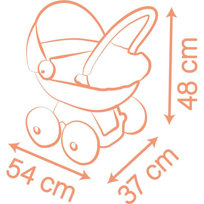 Smoby BN Kočárek hluboký pro panenky PRAM