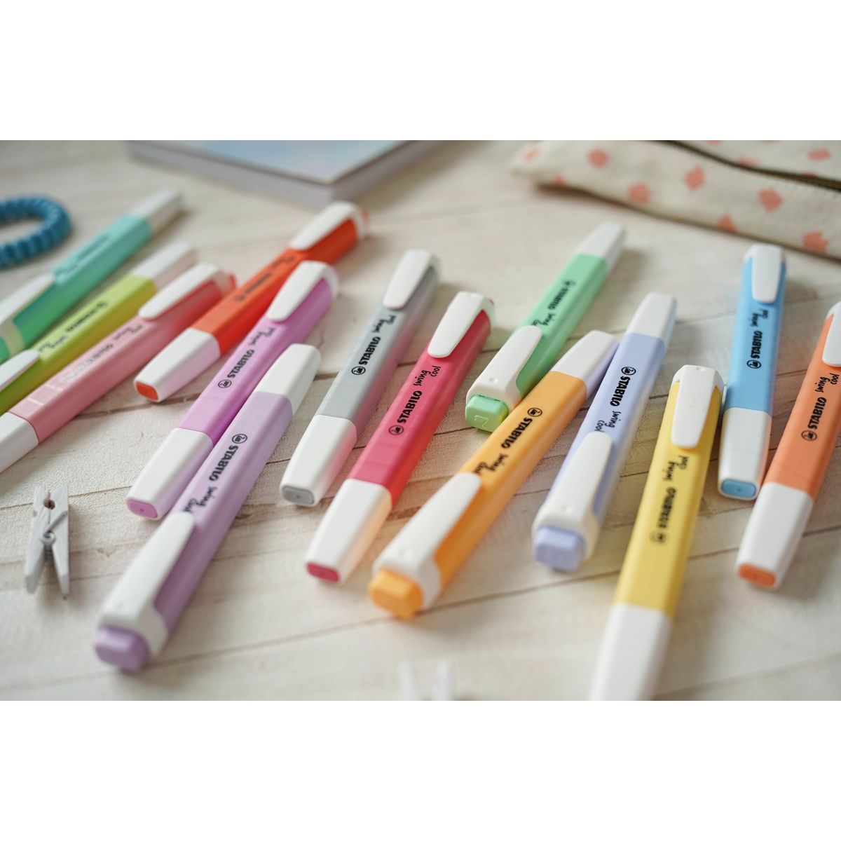 Zvýrazňovač STABILO swing cool Pastel 8 ks sada