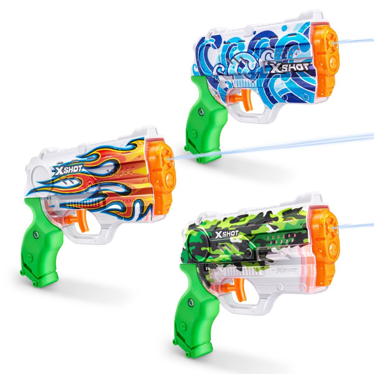 X-SHOT Vodní pistole Nano Fast fill Skins - plameny