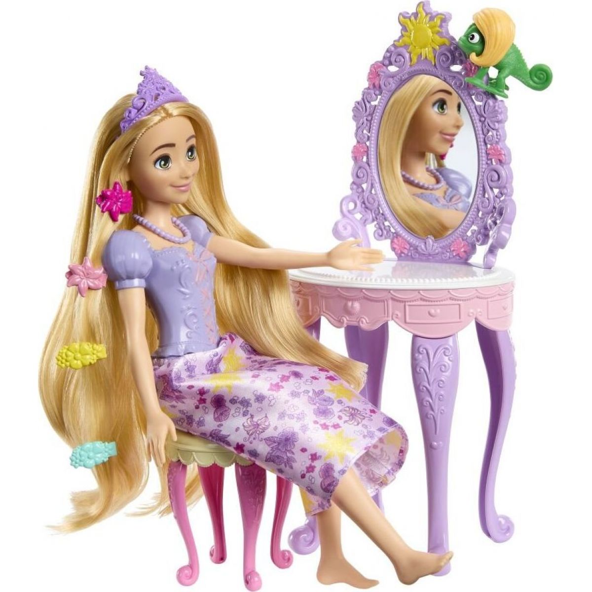 Mattel Disney Princess Locika se stylovými doplňky