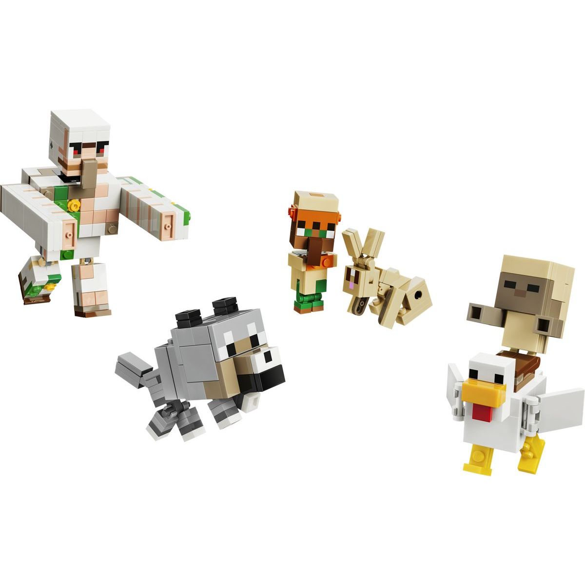 LEGO® Minecraft® 21592 Kuřecí žokej a útok v poušti
