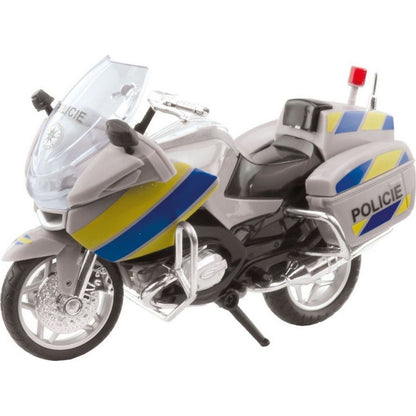 Motorka policejní kovová CZ 18 cm
