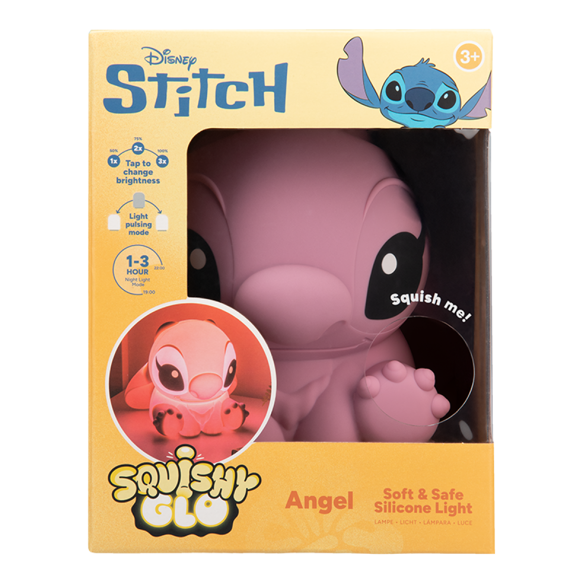 Paladone Angel světlo SquishyGlo silikonové