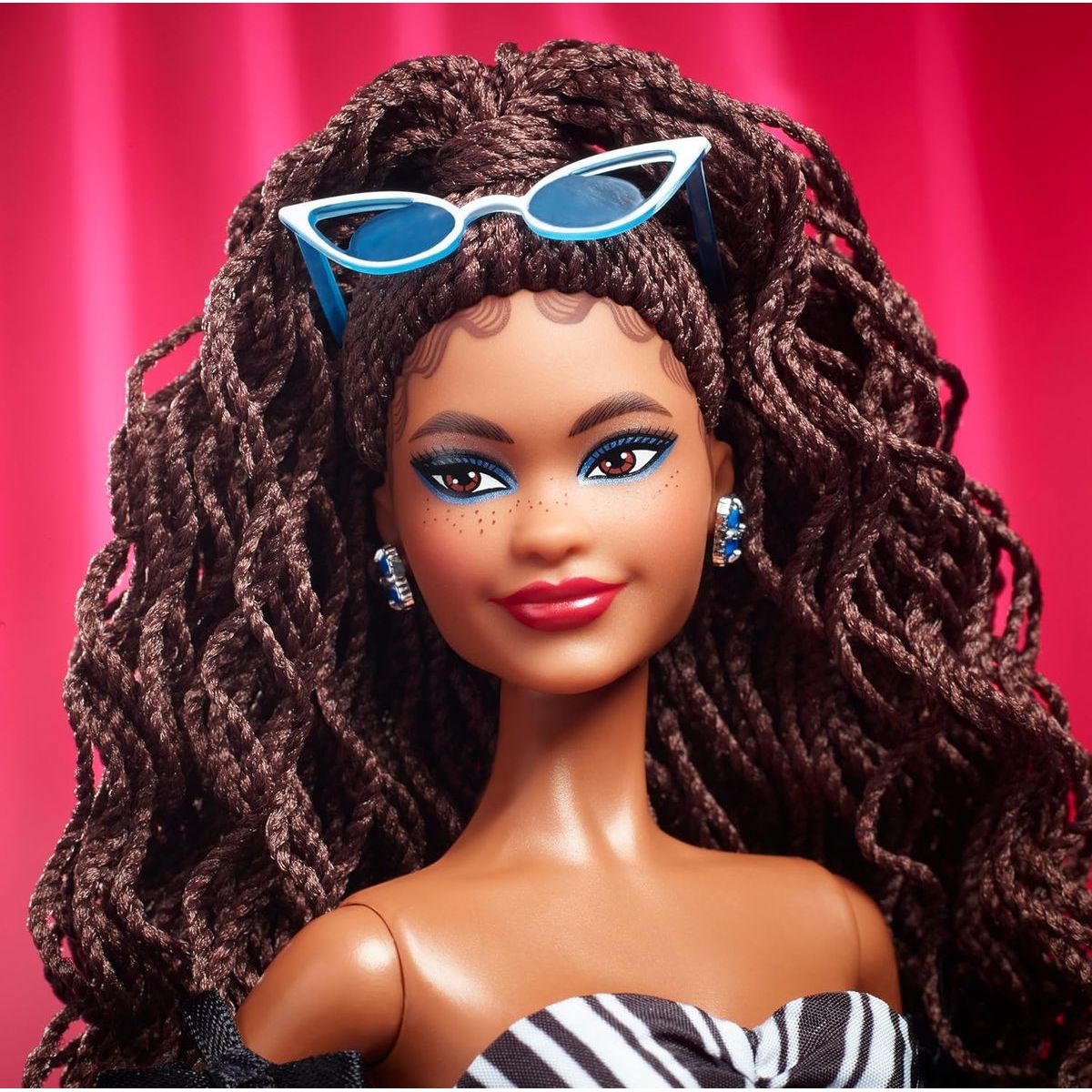 Mattel Barbie panenka 65. výročí černovláska