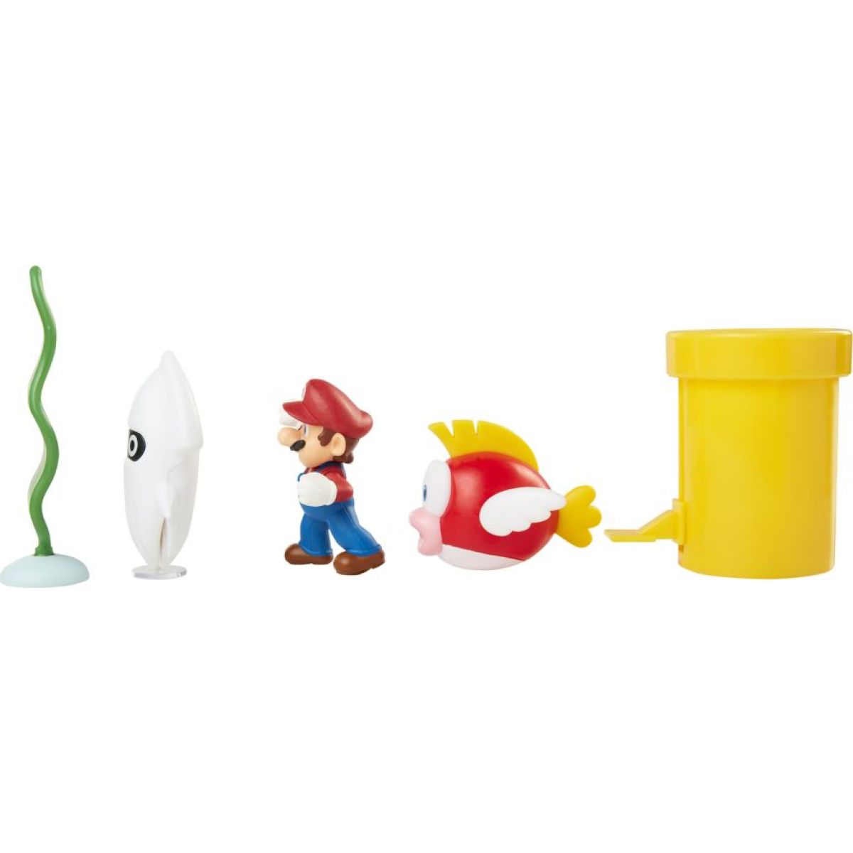 Jakks Sada 5 figurek Super Mario Diorama 6 cm
