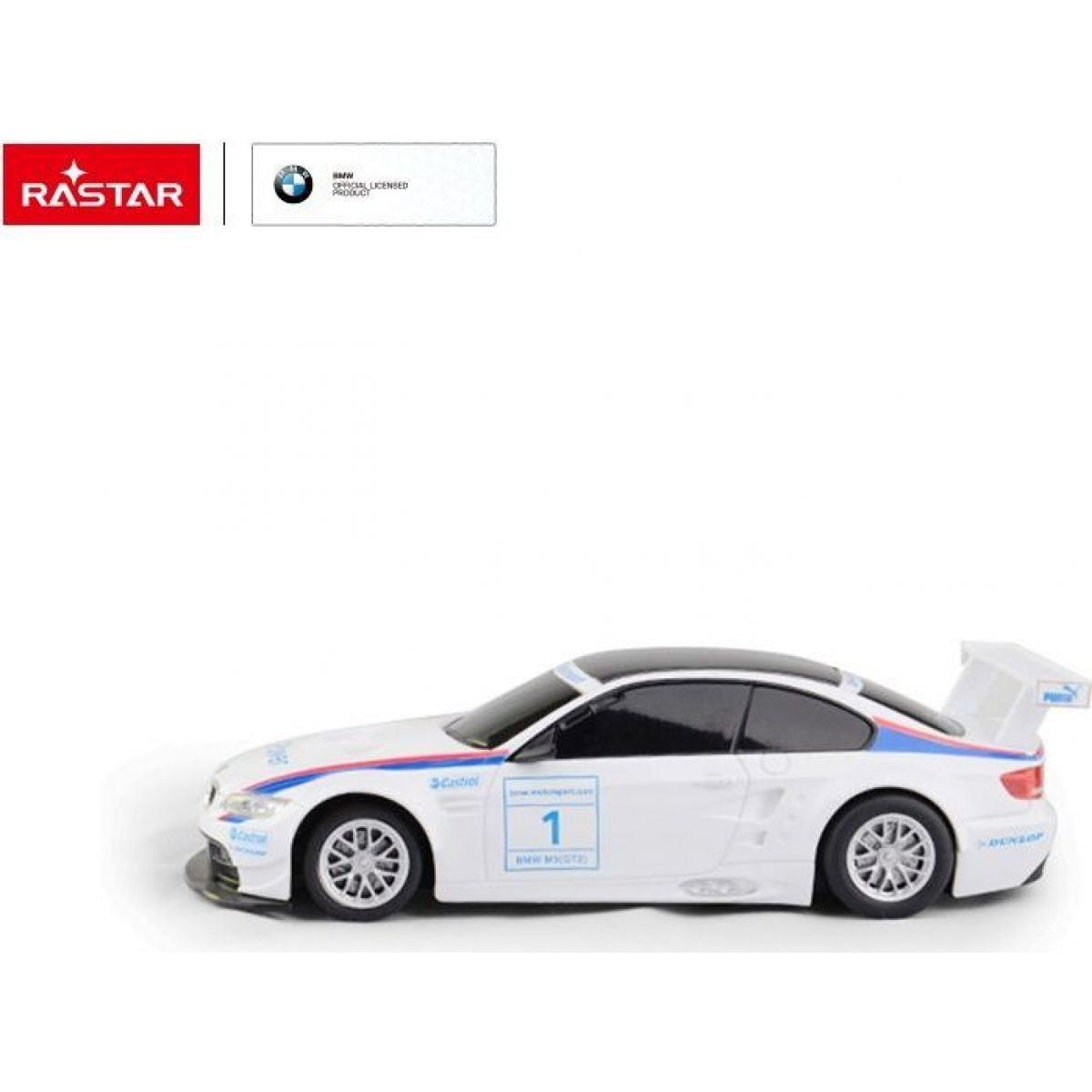 RC auto 1 : 24 BMW M3 bílý