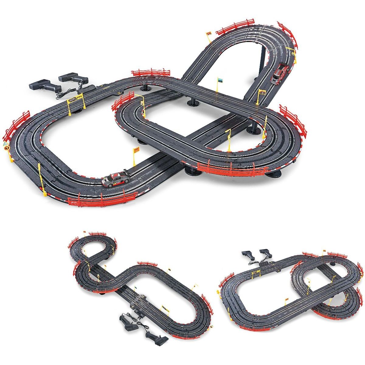 MaDe Autodráha s licencí Audi 525 cm s USB napájecím kabelem