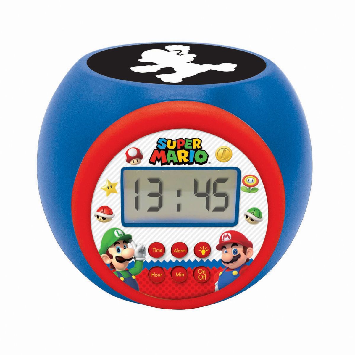 Lexibook Budík Super Mario se stropním projektorem