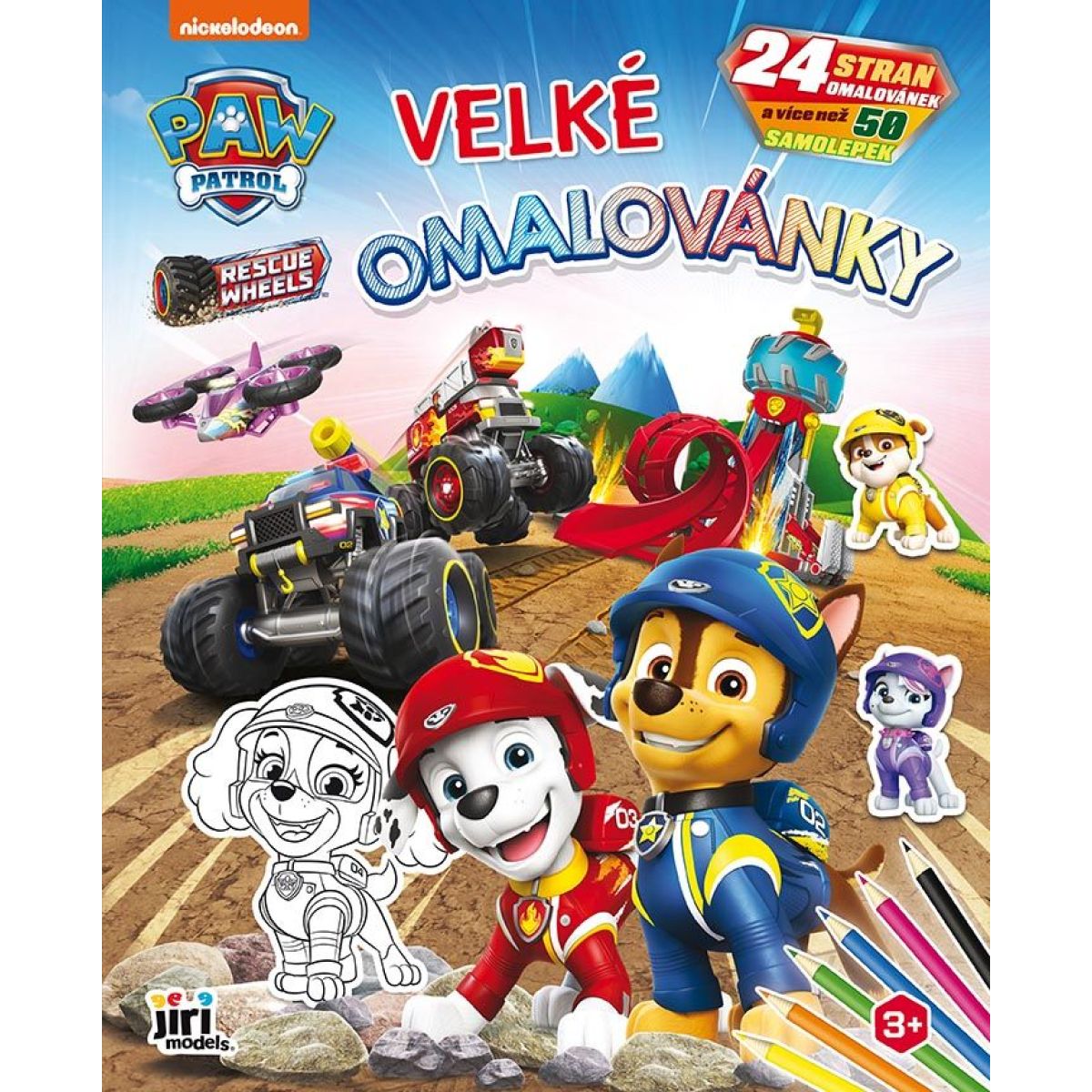 Jiri Models Velké omalovánky Tlapková patrola