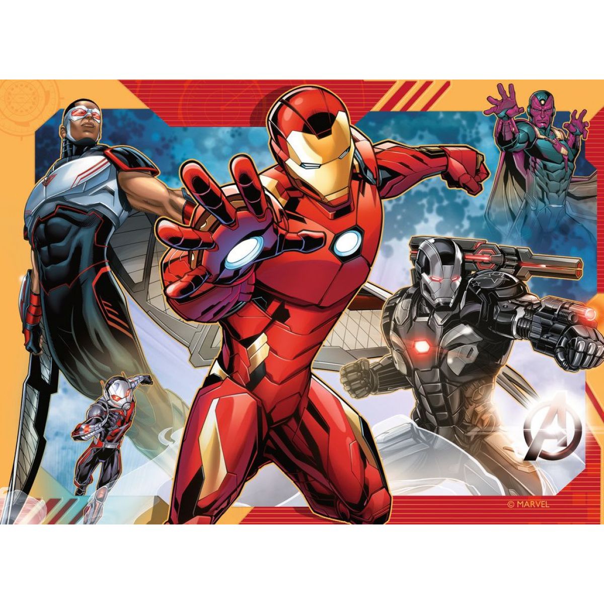 Ravensburger Puzzle 4 v 1 Disney Marvel Avengers 72 dílků