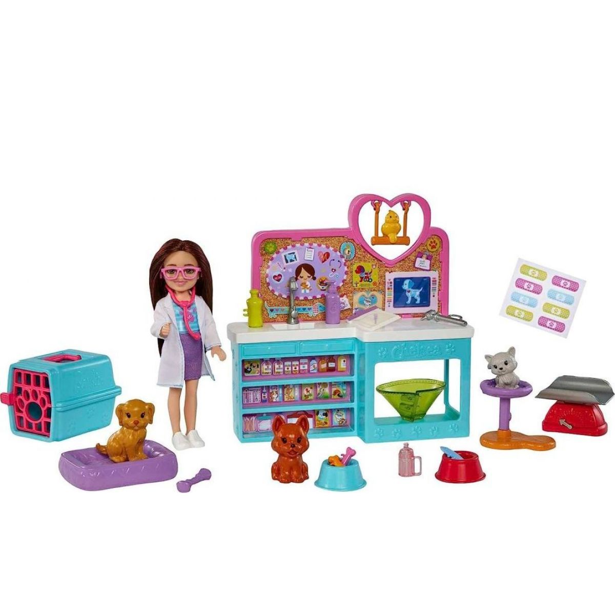 Mattel Barbie Chelsea veterinářka herní set