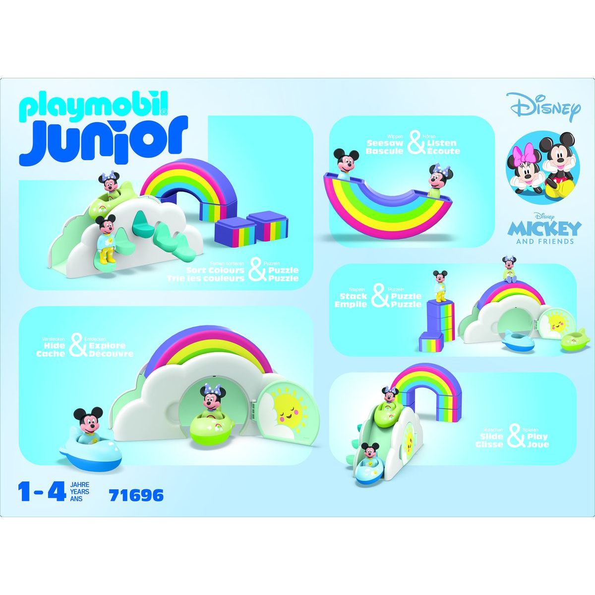 PLAYMOBIL® 71696 Junior & Disney: Obláčkový domek Mickeyho a Minnie