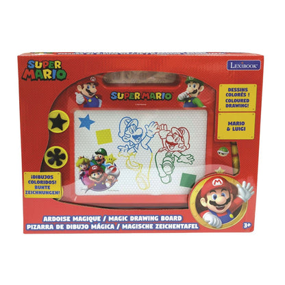 Lexibook Vícebarevná kreslící tabulka Super Mario s razítky