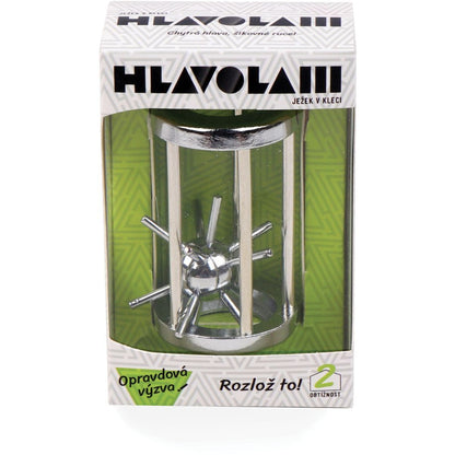 Alltoys Kovový hlavolam Ježek v kleci