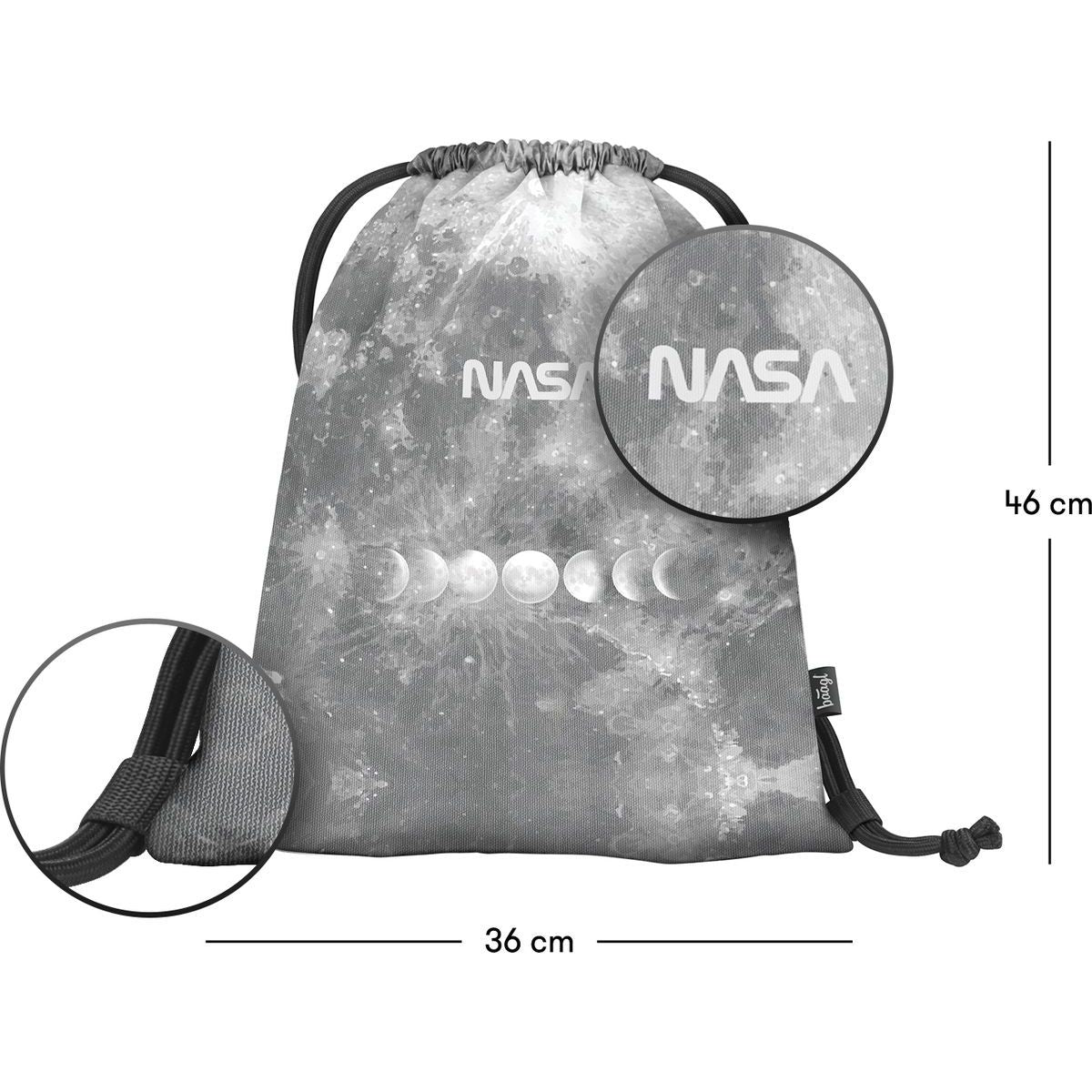 BAAGL Sáček NASA Grey