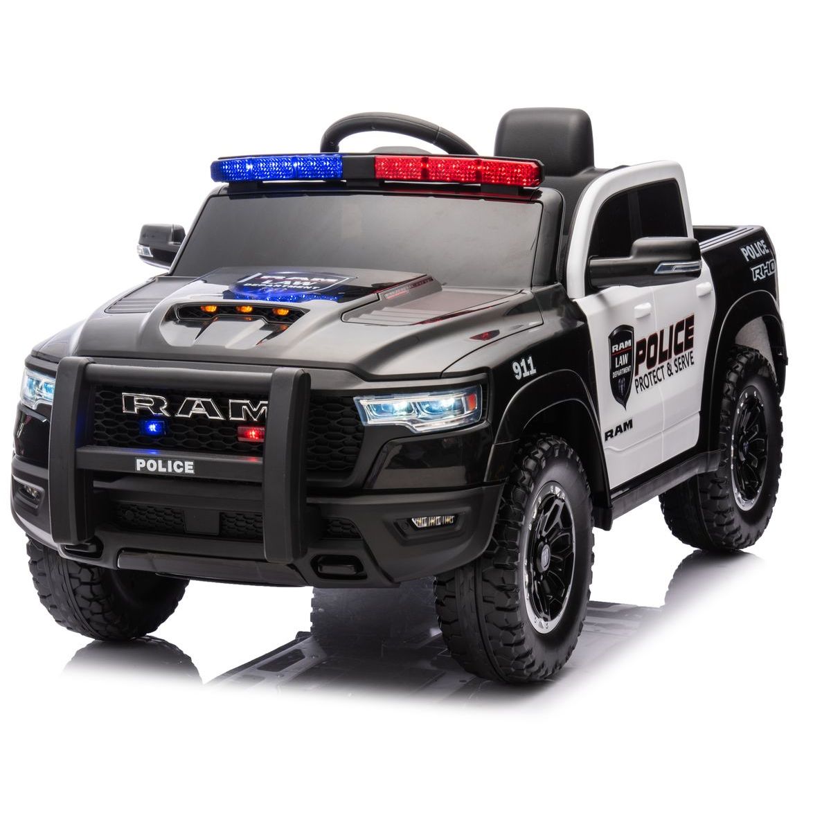 Sparkys Dětské elektrické policejní auto RAM 1500 RHO Super Truck + dálkový ovladač
