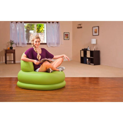 Intex 68592 Nafukovací křeslo 84 x 99 x 76 cm - Zelená