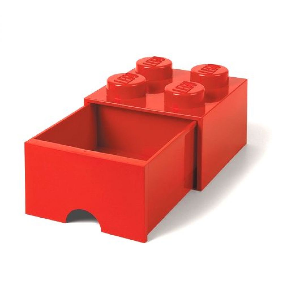 LEGO® úložný box 4 s šuplíkem 25 x 25 x 18 cm - Červená