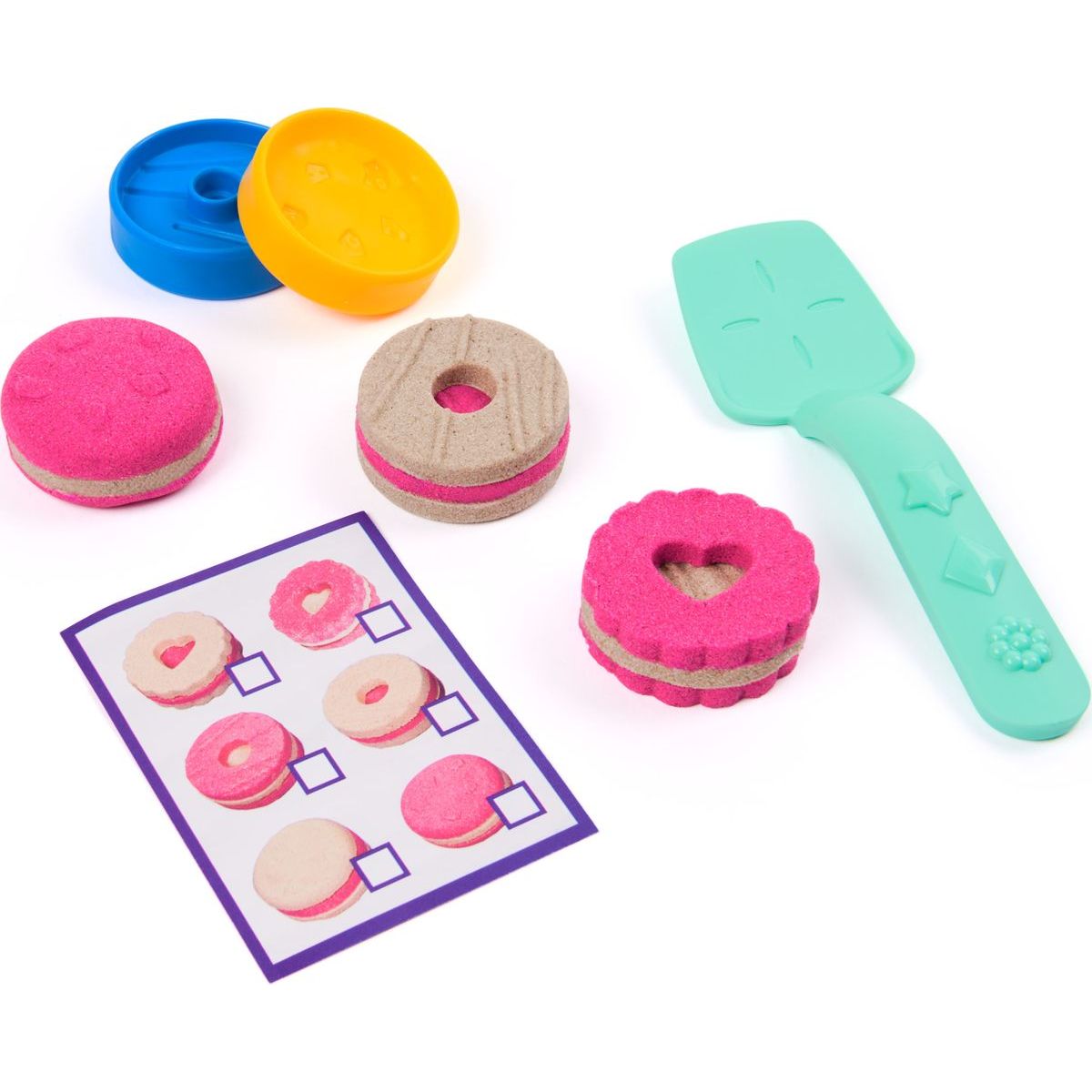 Kinetic sand tvoření koláčků