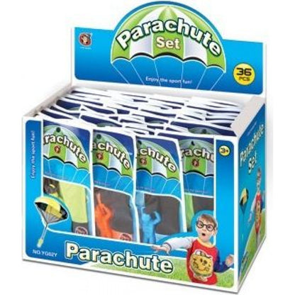 Parašutista 4 barvy - oranžový panák