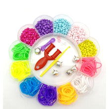 Sada gumiček a korálků 365 ks na výrobu náramků Loom Band