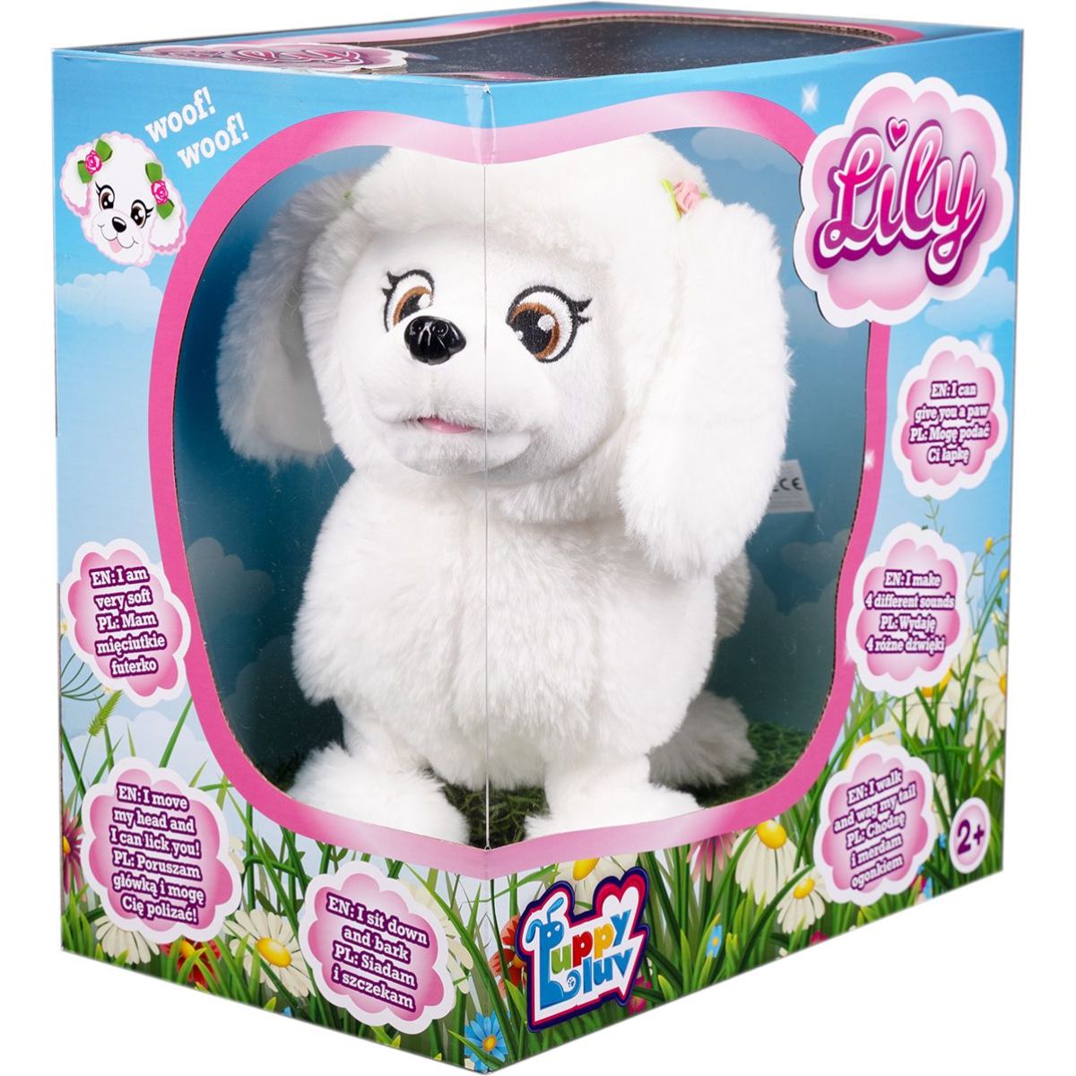 TM Toys Huggy Luv Interaktivní pes Lily
