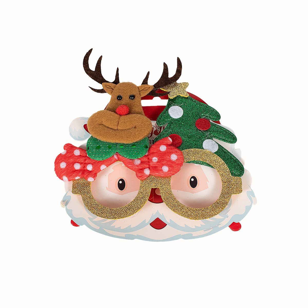 Alltoys Vánoční brýle s třpytkami 17x14 cm