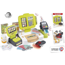 Smoby Pokladna elektronická s váhou zelenošedá