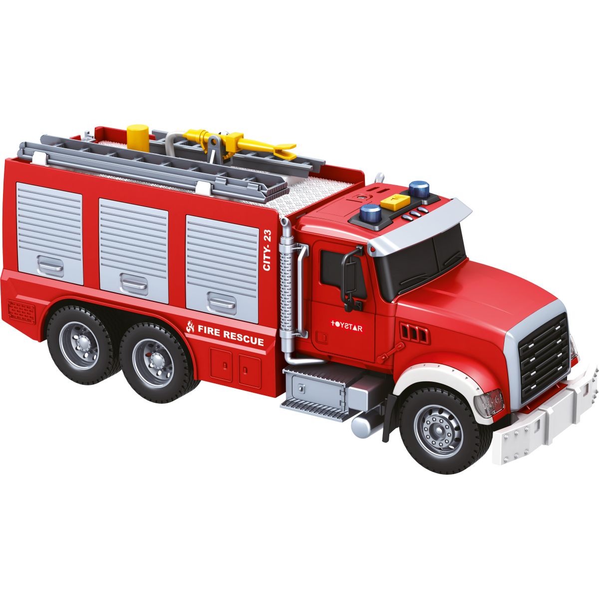 Sparkys CITY SERVICE CAR - 1:14 - Hasičský vůz (se zvukem, světly, stříkací vodou a dalšími funkcemi)