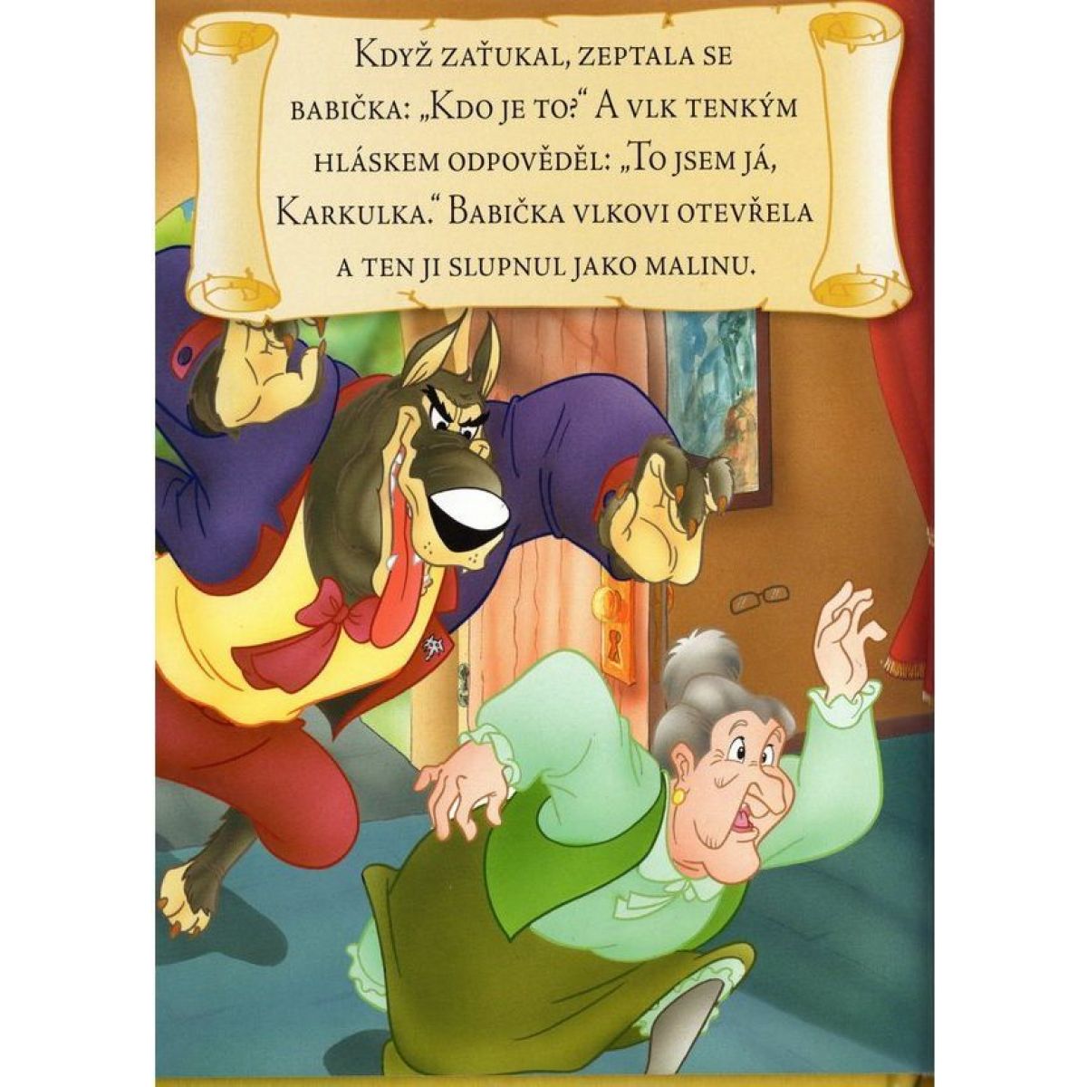 Sun Červená Karkulka a Alenka velká písmena