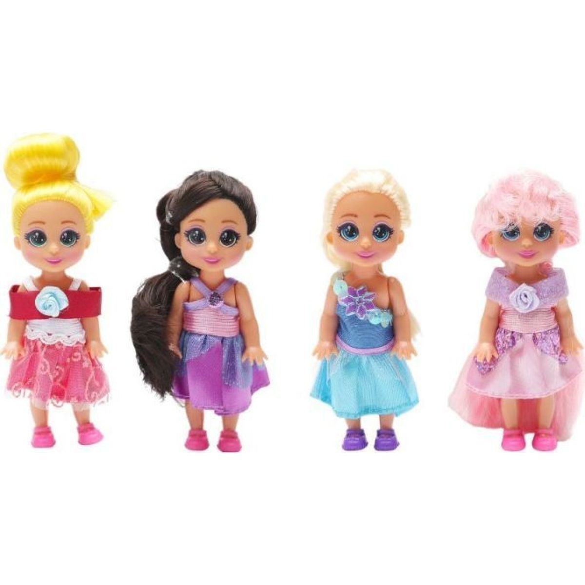 Funville Dreameez mini princezna v kornoutku světle růžové vlásky