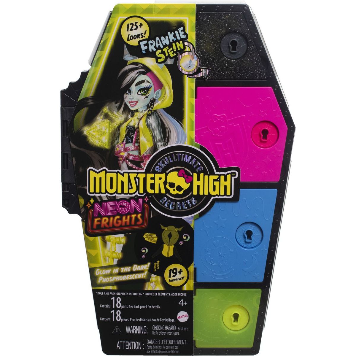 Monster High Skulltimate secrets panenka neon - Frankie