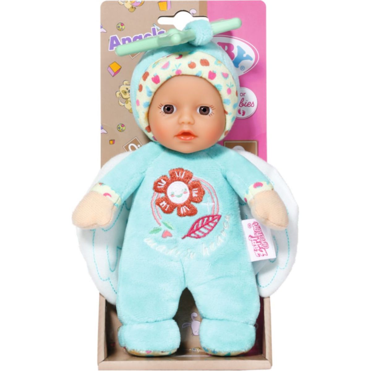 BABY born for babies Andílek 18 cm tyrkysový