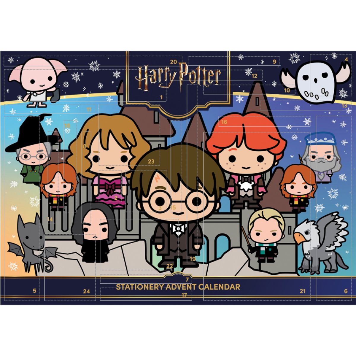Harry Potter adventní kalendář (papírenský) - Poškozený obal