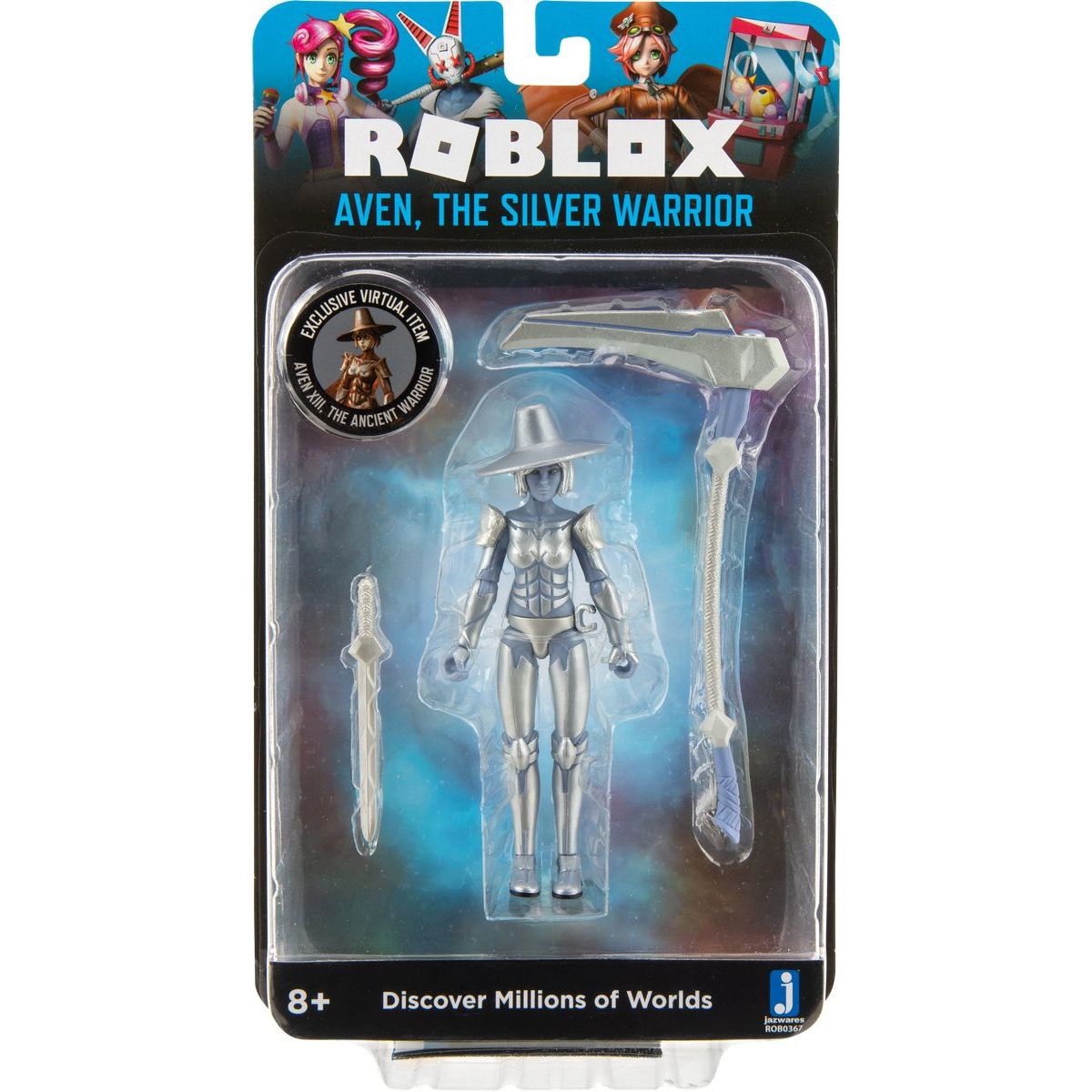 Roblox Imagination Aven, the Silver Warrior W8 a 1 kus příslušenství