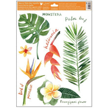 Okenní fólie Tropical 30 x 42 cm listy