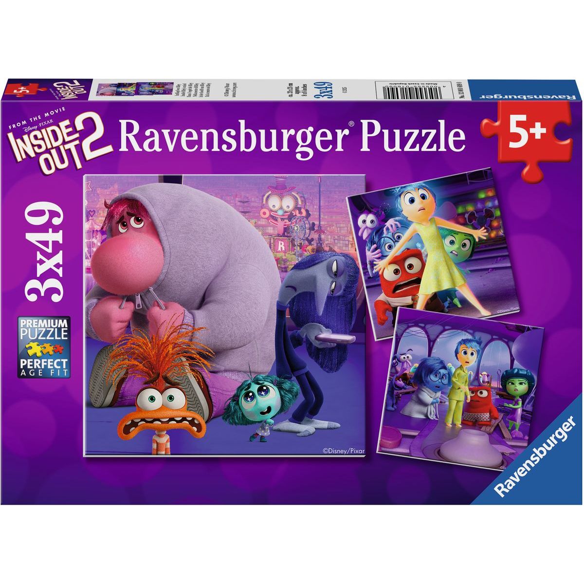 Ravensburger V hlavě 2, 3x49 dílků