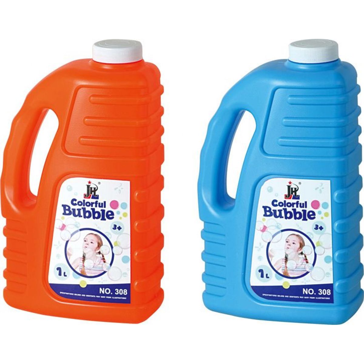 Alltoys Náplň do bublifuku 1 l - oranžový kanystr