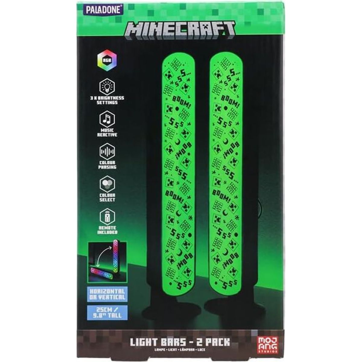 Minecraft světelná lišta