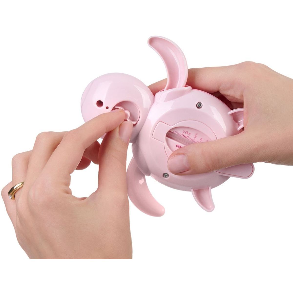 KikkaBoo Teploměr do vany Buddy Pink
