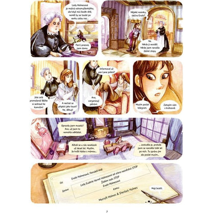 Enola Holmesová - Případ pohřešovaného markýze (komiks)