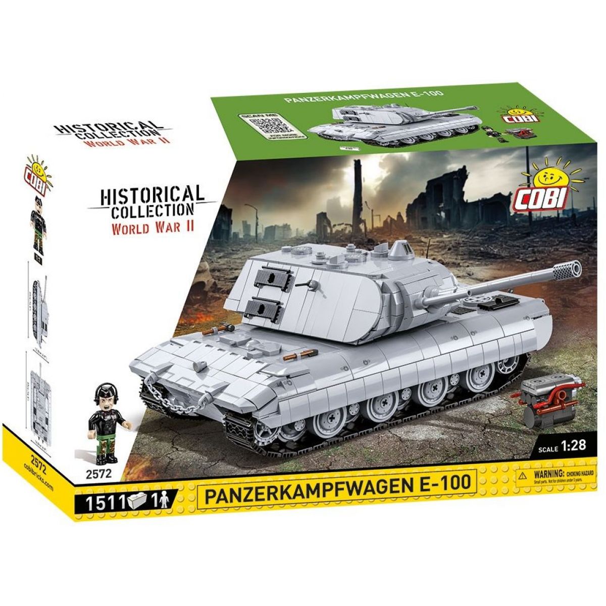 Cobi 2572 II. světová válka Panzerkampfwagen E-100